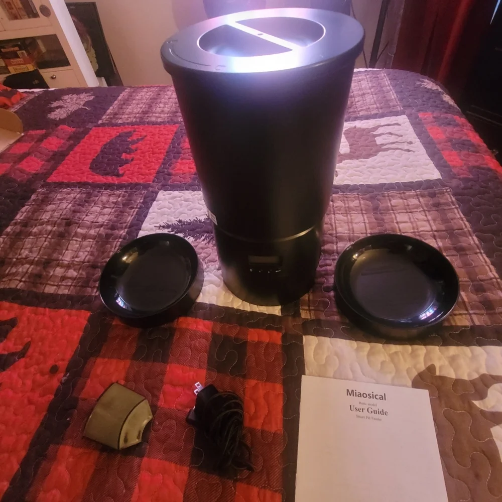 Miaosocal Dual Automatic Cat Feeder